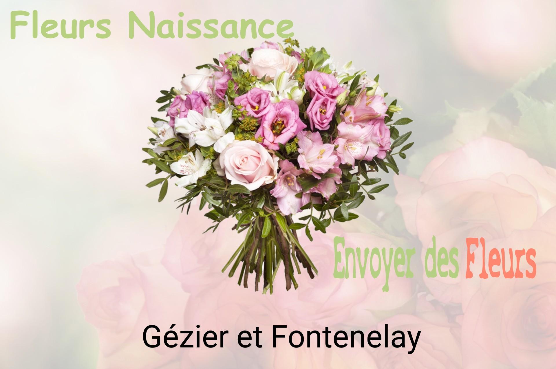 Bouquet de fleurs de naissance livré à Gézier-et-Fontenelay