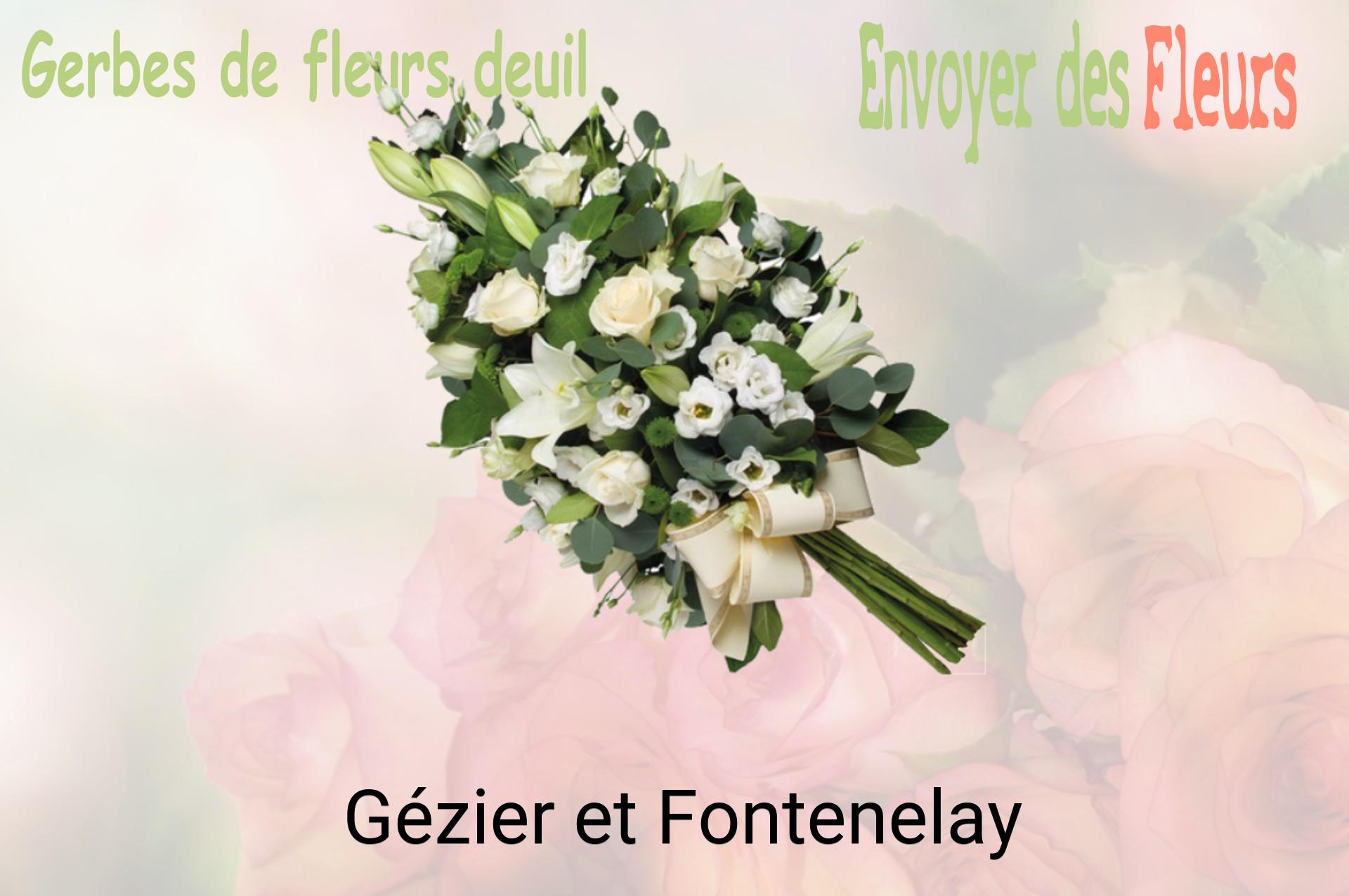 Gerbe de fleurs de deuil livrée à Gézier-et-Fontenelay