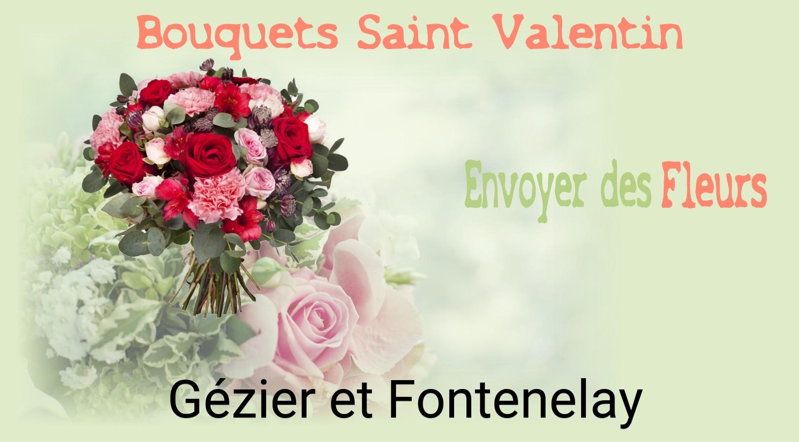 Roses de Saint-Valentin livrées à Gézier-et-Fontenelay